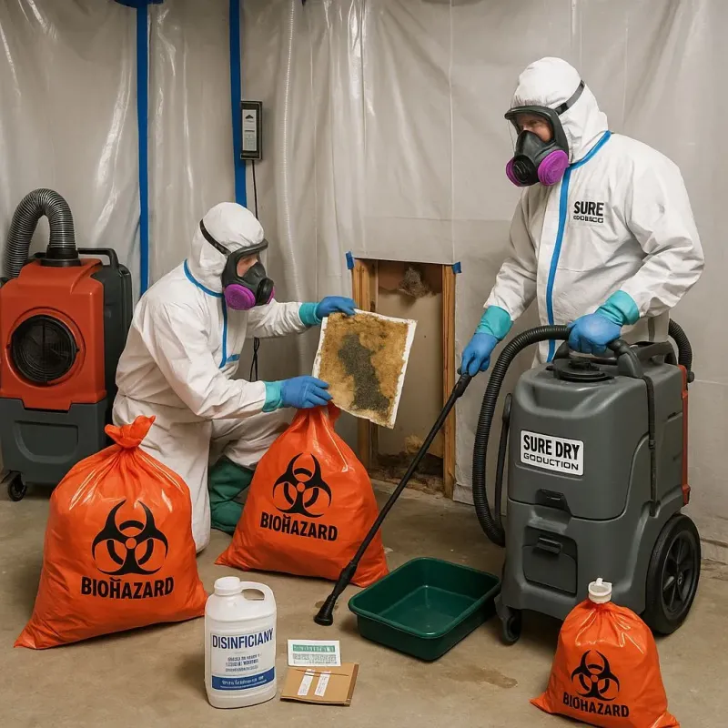 Contaminated Water Handling Protocols process in Jacinto City, TX